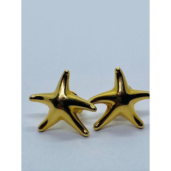 Tiffany & Co 18K Yellow Gold Starfish Star Fish 16mm Widest Point - Picture 2 of 10